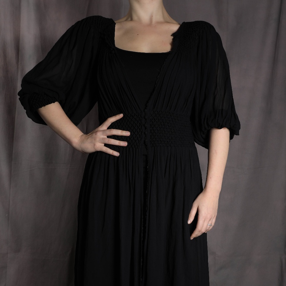 Vintage 60's chiffon dress, lingerie.
